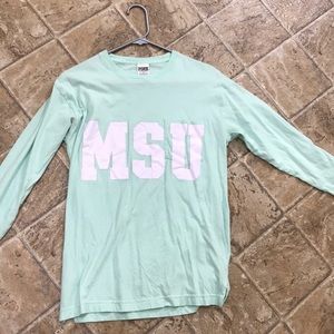 Long sleeve Victoria’s Secret PINK MSU t shirt